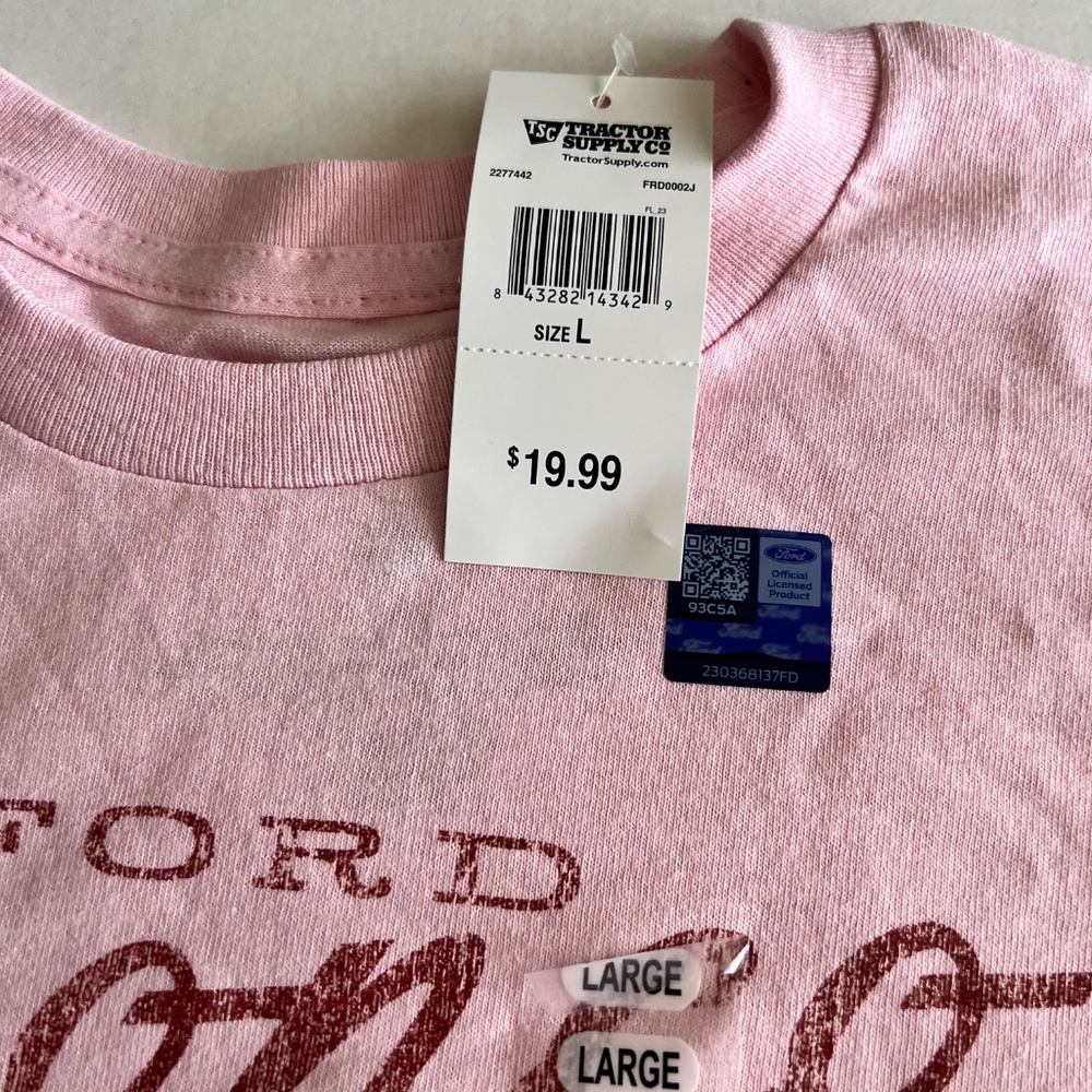 Ford Bronco Pink T-Shirt size Large - Picture 3 of 7